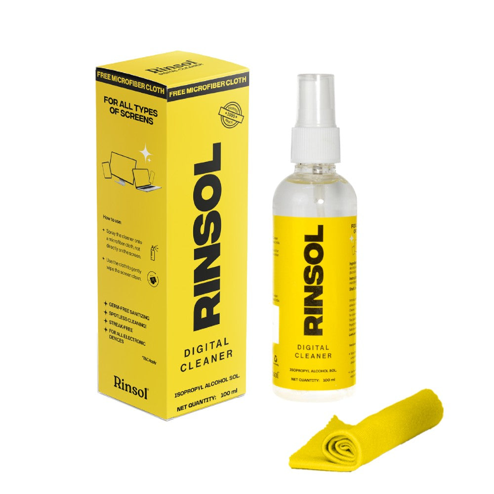 Rinsol Digital Cleaner Kit + 1 Microfiber Cloth