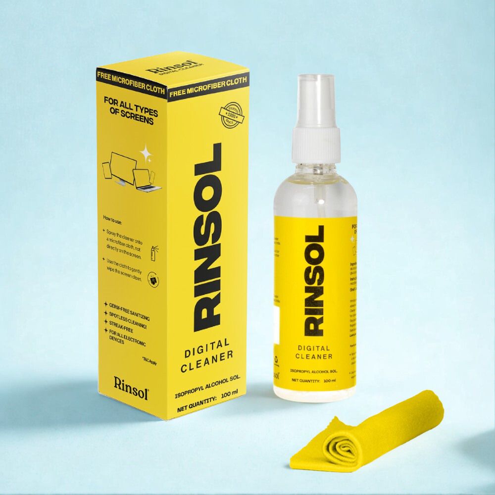 Rinsol Digital Cleaner Kit + 1 Microfiber Cloth