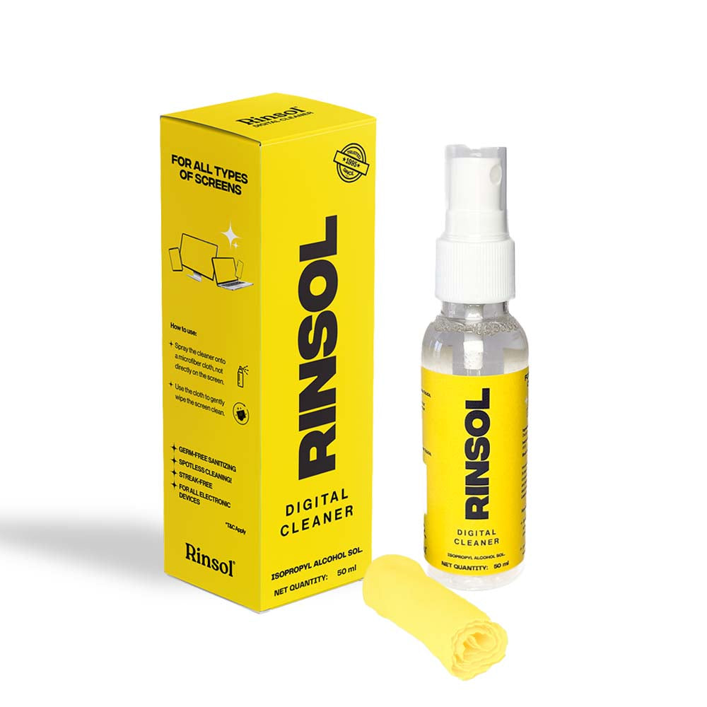 Rinsol Digital Cleaner Kit + 1 Microfiber Cloth