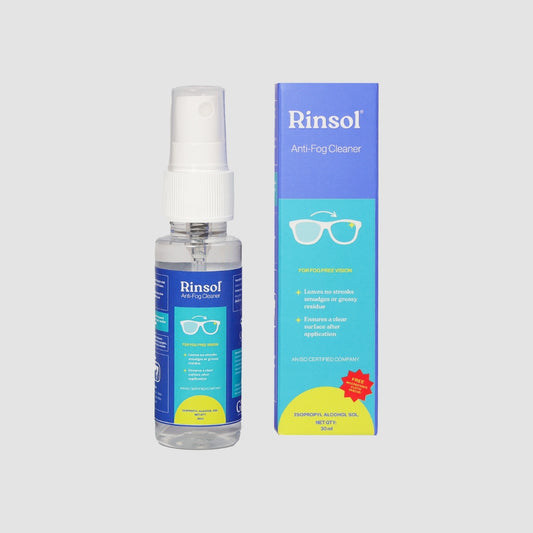 Anti-Fog Cleaner Kit 30ml with Free Microfiber Cloth